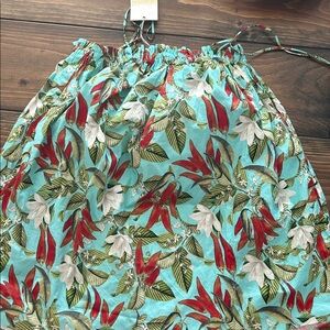 Show Me Your MuMu Tropical Leaf Dress/Shirt M